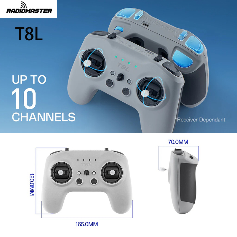 Drone Gimbal Controller - RadioMaster T8L 무선 조종기 M2 2.4GHz
