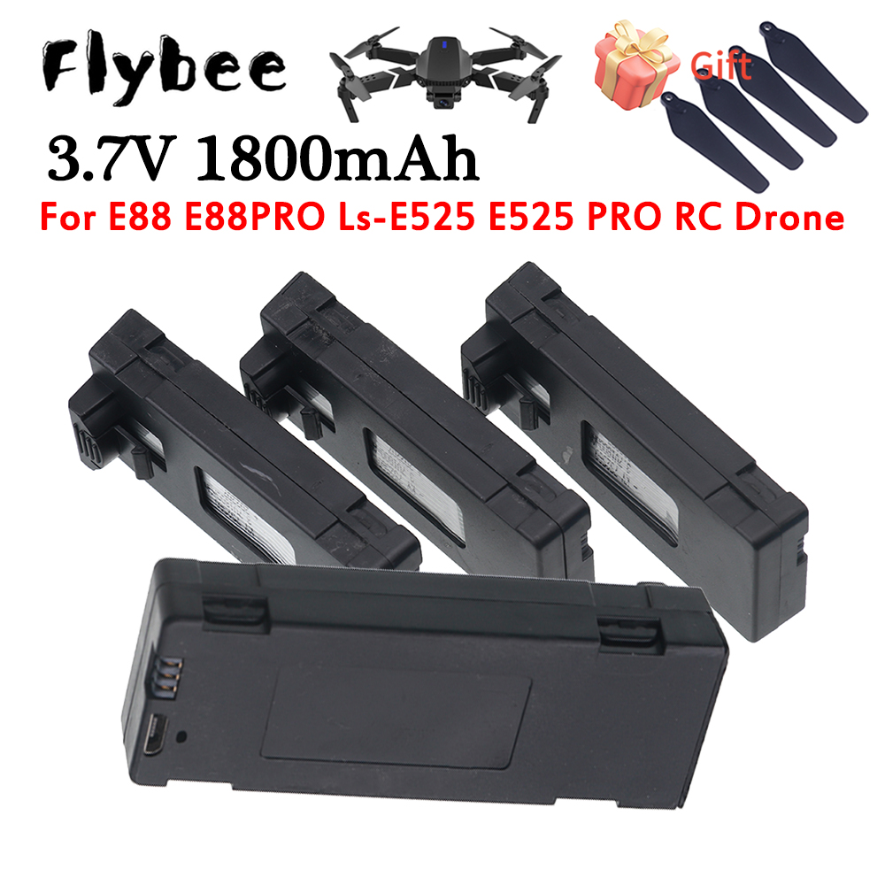 E88 배터리 충전식 배터리 3.7V 1800mAh R - Eachine Drone E58 리뷰 및 가격